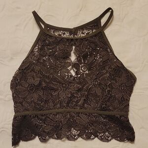 Lace Halter Bralette